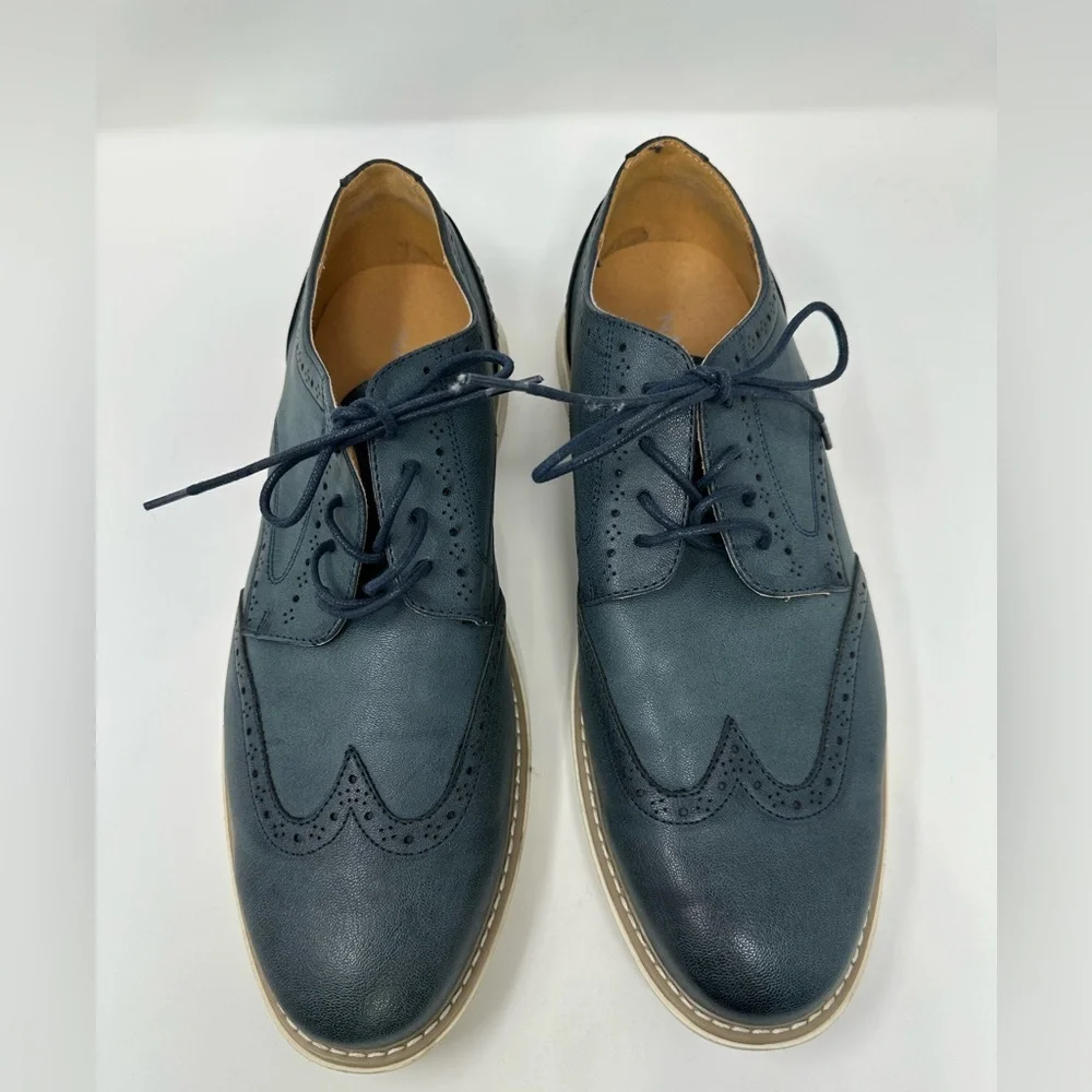 Nautica‎ Wingdeck Oxford Shoe Lace Up Blue Men's 13